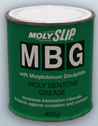 Смазка водостойкая консистентная  для подшипников Molyslip MBG